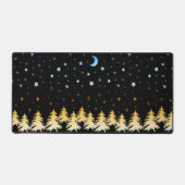 Des arbres couverts de neige dans la lueur des éto (Recto)