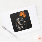 Des autocollants de jeune loup rêveur (Enveloppe)