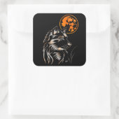 Des autocollants de jeune loup rêveur (Sac)