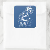 Des autocollants de jeune loup rêveur (Sac)