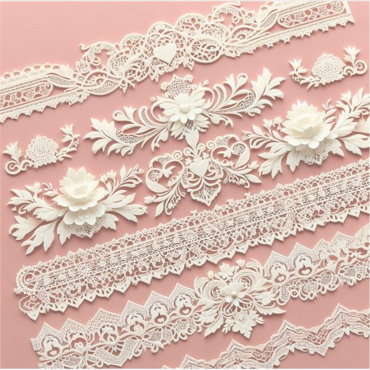 Des autocollants en dentelle pour ajouter une touc (Devant)