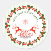 des autocollants père Noël (Devant)