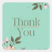 des autocollants reconnaissants pour les fleurs d' (Devant)