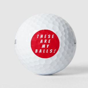 Des balles de golf amusantes, des balles de golf p