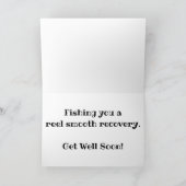 "Des bateaux de pêche en noir et blanc" Carte de v (Intérieur)