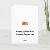 Des bonbons ou un sort - carte de voeux (Dos)