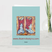 des bottes je vais marcher partout vous ! carte (Dos)