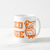 Des bouledogues d'Artesia "je saigne" la tasse (Devant droit)