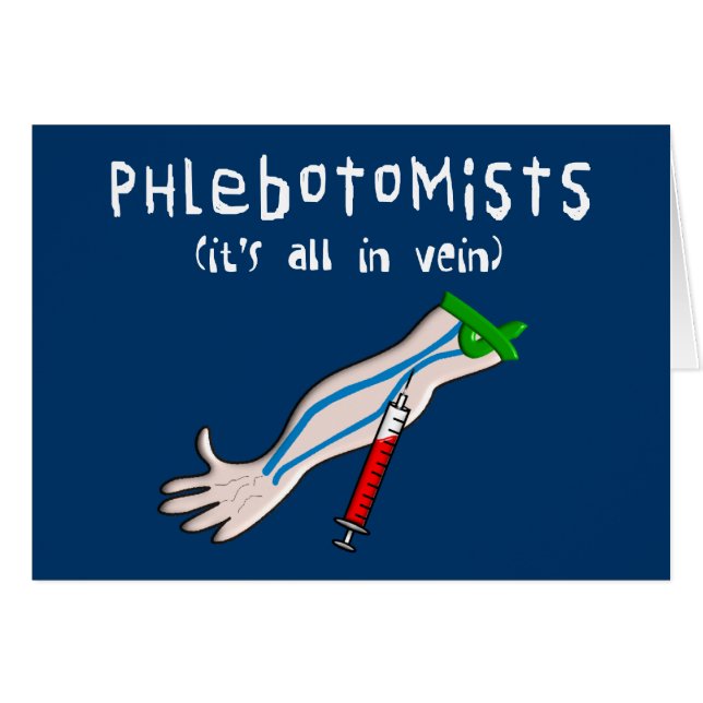 Des cadeaux de Phlebotomist "il est tout dans la (Devant horizontal)