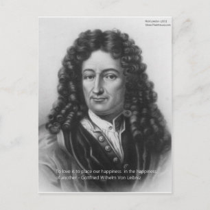 Des cadeaux et cartes de bonheur de Leibniz