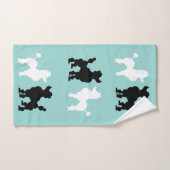 Des canicules blanches et noires cuites des années (Serviette à main)