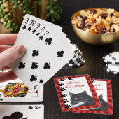 Des cartes de jeu de voies de chat - personnalisez (In Situ)