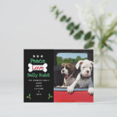 Des cartes de Noël de chien (Debout devant)