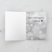 Des cartes de Noël du chien - Carte de Noël pour a (Intérieur)