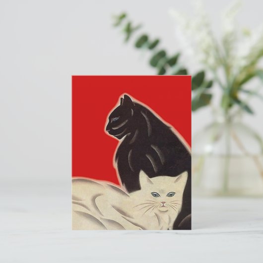 Des chats de style Art déco ~Toute invitation à un (Debout devant)