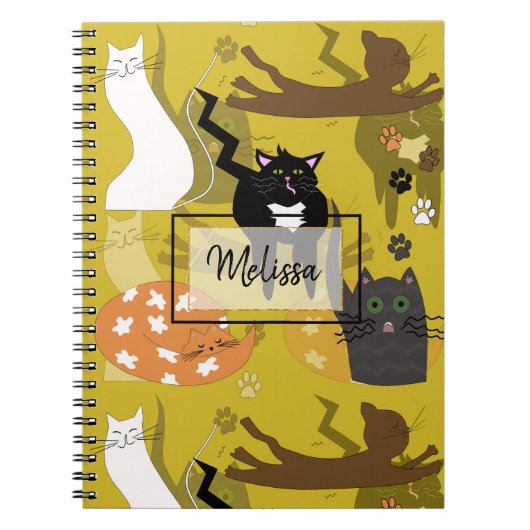 Des chats si différents. Cahier photo spirale (Devant)