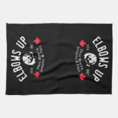 Des Coudes ! linge de cuisine (Horizontal)