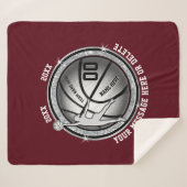 Des couvertures de basket-ball personnalisées pour (Devant (Horizontal))