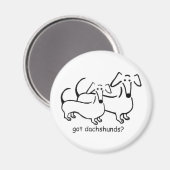 des dachshunds ? Magnet (Recto/Verso)