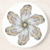 Des dessous de verre de grès d'huître - concevez A (Devant)