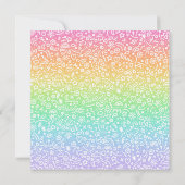 Des Doodles ! Carte Rainbow Flat (Dos)