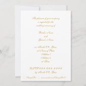 Des étoiles d'or vivantes Nos invitations de maria (Dos)