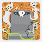Des Fantômes Sur Des Stickers Tombstone (Devant)