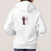 Des femmes Sweat - shirts à capuche blanches vienn (Dos)