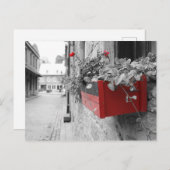 Des fleurs à Montréal Briefkaart (Voorkant / Achterkant)