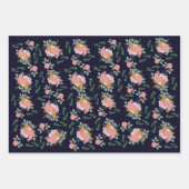 des fleurs et un jeu de papier d'emballage ami (Devant 3)