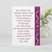 Des forces attractives dans la Faire-part de maria (Debout devant)