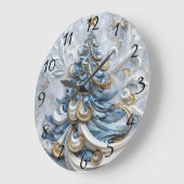 Des horloges élégantes décorent l'arbre (Angle)