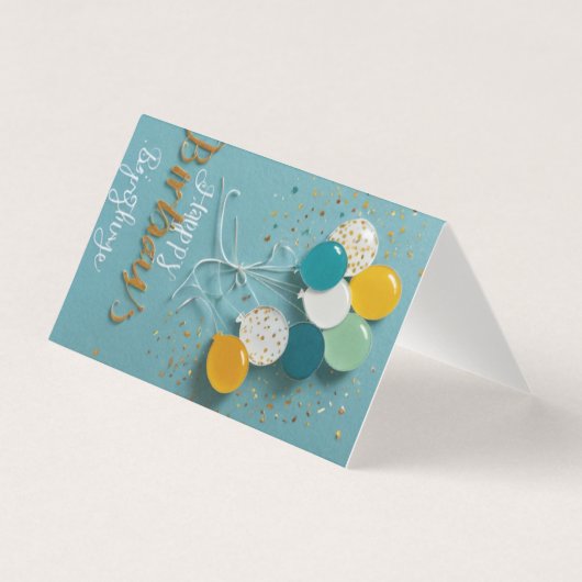 Des invitations d'anniversaire de qualité ! Carte (Front)