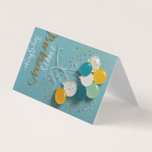 Des invitations d'anniversaire de qualité ! Carte