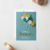 Des invitations d'anniversaire de qualité ! Cartes (Devant/Arrière en situation)