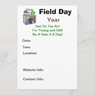 Des invitations de radio-amateur de jour de