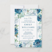 Des Invitations floraux de la Fête des mariées de  (Devant)