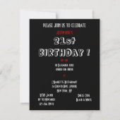 Des invitations "il est temps de partie" - (Dos)