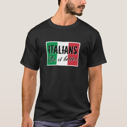 Des Italiens il améliorent des T-shirts pour les (Devant)