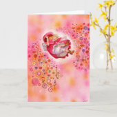 Des joies simples - Bonne carte de voeux Flower Af (Fleur jaune)