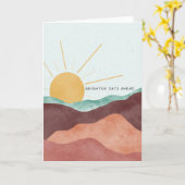 Des jours plus courts avant la carte de voeux (Fleur jaune)