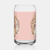 Des lapins adorables dans un Pastel cosy Hug Illus (Droite)