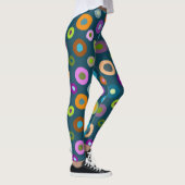 Des leggings amusants partout sur des points color (Droite)