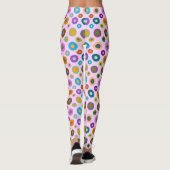 Des leggings amusants partout sur des points color (Dos)