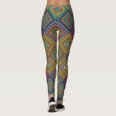 Des leggings colorés présentent un motif géométriq (Dos)