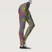 Des leggings colorés présentent un motif géométriq (Droite)