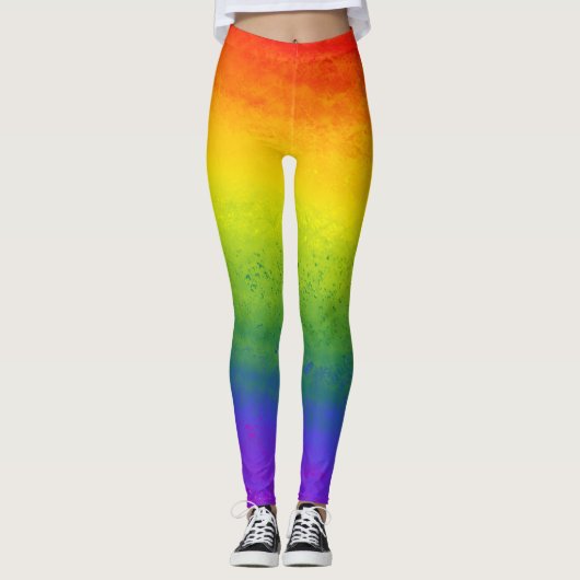 Des leggings tout en longueur aux couleurs riches (Devant)