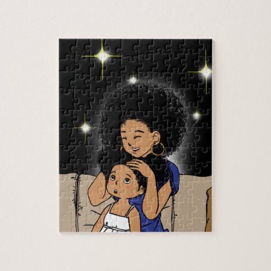 Des mamans, mes cheveux sont-ils bons ? Puzzle (Vertical)