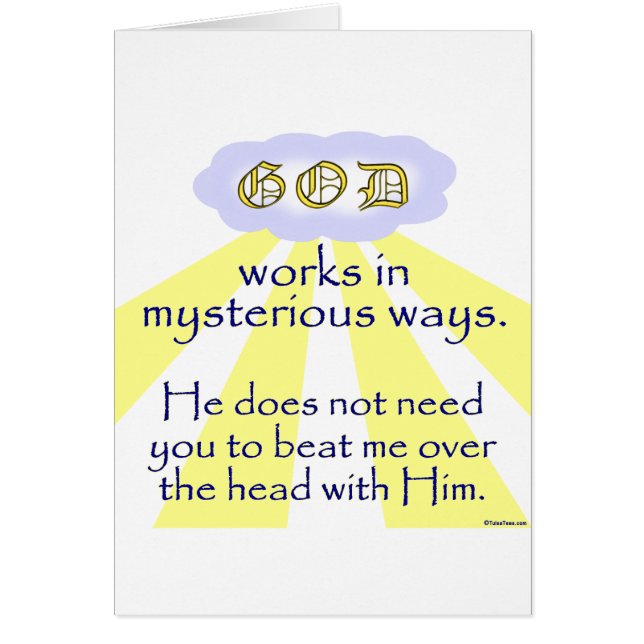 Des manières mystérieuses (Devant)