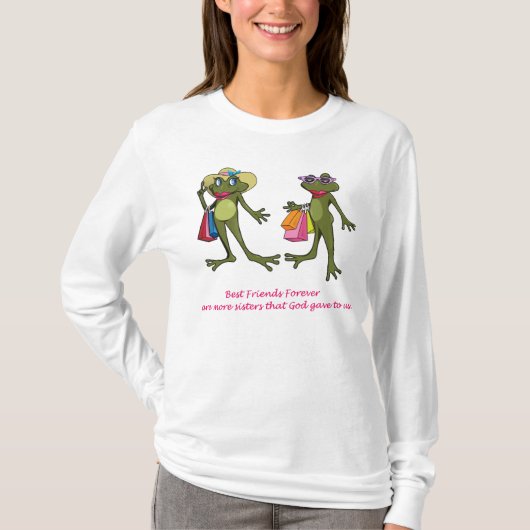 Des meilleurs amis T-shirt de grenouille pour (Devant)